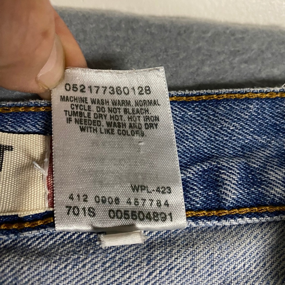 Y2K Levis 550 Relaxed Fit Jeans Mens 38x34 Blue Denim Medium Wash - Picture 6 of 6
